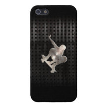 Skateboarding; Cool Black Covers For iPhone 5