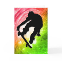 Skateboarding in a Psychedelic Cyclone