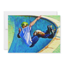 Skateboarding in the Bowl