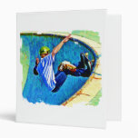 Skateboarding in the Bowl Vinyl Binders