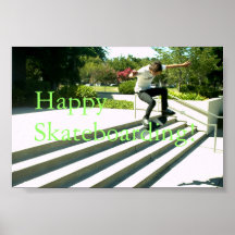 Skateboarding Poster