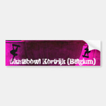 skatebowl, skater 1, skater 1, Skatebowl Kortri... Bumper Sticker