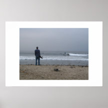 Skater at the Beach Print