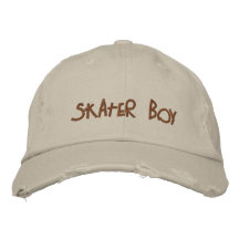 Skater Boy Embroidered Baseball Caps