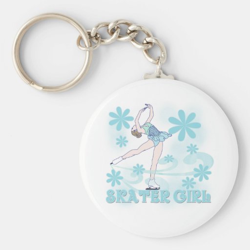 Skater Girl Keychain