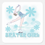 Skater Girl Tshirts and Gifts Stickers