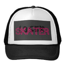 Skater painted over Loser Trucker Hat
