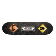 Skater Road Signs Board Skate Boards