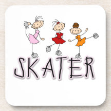 Skater T-shirts and Gifts Beverage Coaster