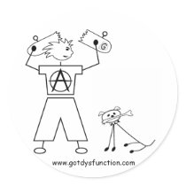 Skater with dog