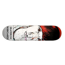 Skaterow face design custom skate board