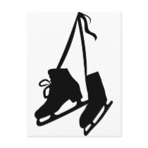 Skates Postcard