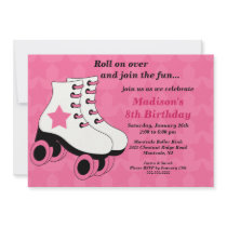 Skating Birthday Party Invitation