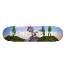 Skating is living..... skateboards