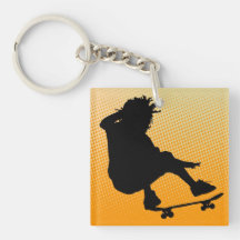skating man Key Chain Acrylic Keychains