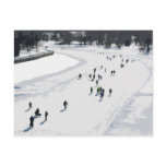 Skating on the Rideau Canal - Postcard