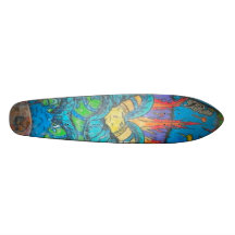 Skating on The Sun Skateboard