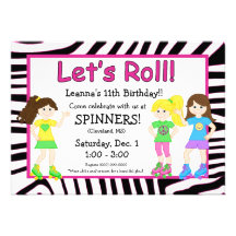 Skating Party Invitation