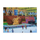 Skating Rink, Rockefeller Centre, New York City postcards