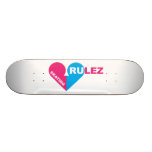 skating rulez personalisierte skateboarddecks