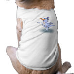 Skating Snowman pet clothing