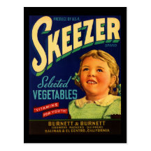 Skeezer Post Card