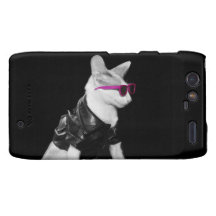 Skeezix la peau de Droid Razr de chat Coques Motorola Droid RAZR