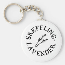 Skeffling Lavender Logo Key Chains