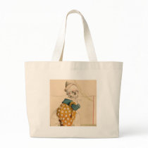 Skeletal Clown Canvas Bag