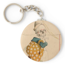 Skeletal Clown Keychains