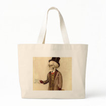 Skeletal Doctor Tote Bags