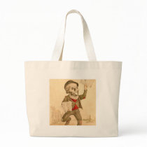 Skeletal Paperboy Canvas Bag