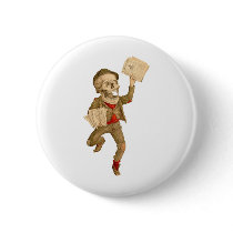 Skeletal Paperboy Button