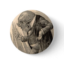 Skeletal Penny Saver Pinback Button
