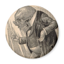 Skeletal Penny Saver Refrigerator Magnet