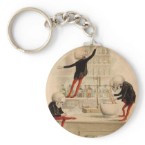 Skeletal Pharmacy Keychain