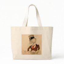 Skeletal Suit Canvas Bags