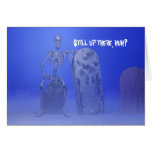 Skeleton birthday card
