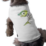 Skeleton Bone Fish Dog T Shirt