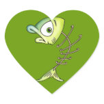Skeleton Bone Fish Stickers