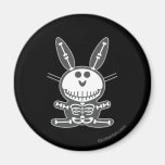 Skeleton Bunny Fridge Magnet