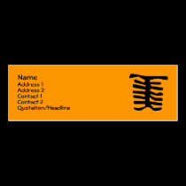 Skeleton business cards