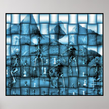 Skeleton Chess Posters