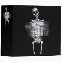 Skeleton Chest Xray 2" Binder