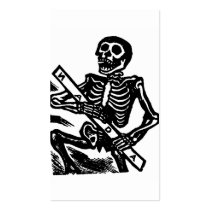 Skeleton, circa 1951 Mexico. Business Card Templates
