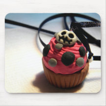Skeleton Cupcake Mousepads