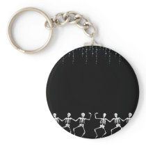Skeleton Dance Party Key Chains