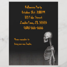 Skeleton - Halloween Flyer