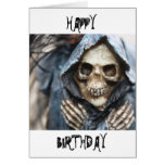 Skeleton Happy Birthday Card