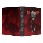 Skeleton Love Valentine Binders